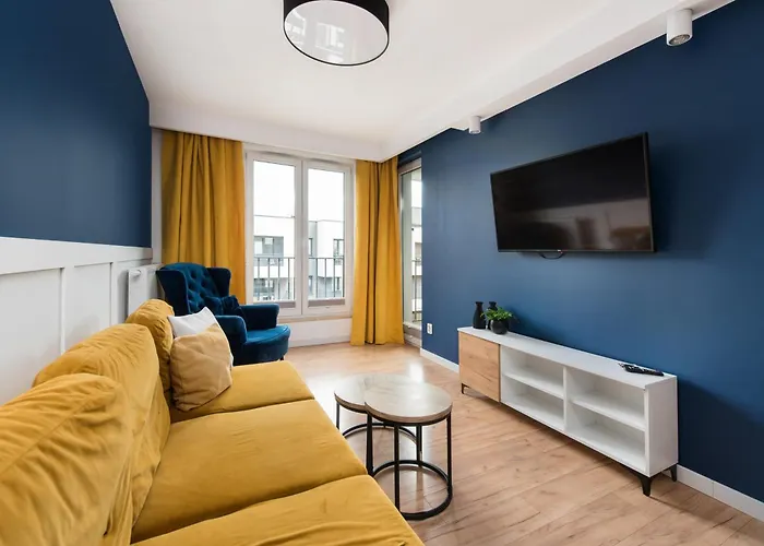 Kraków City Center Navyblue Luxury Apartment